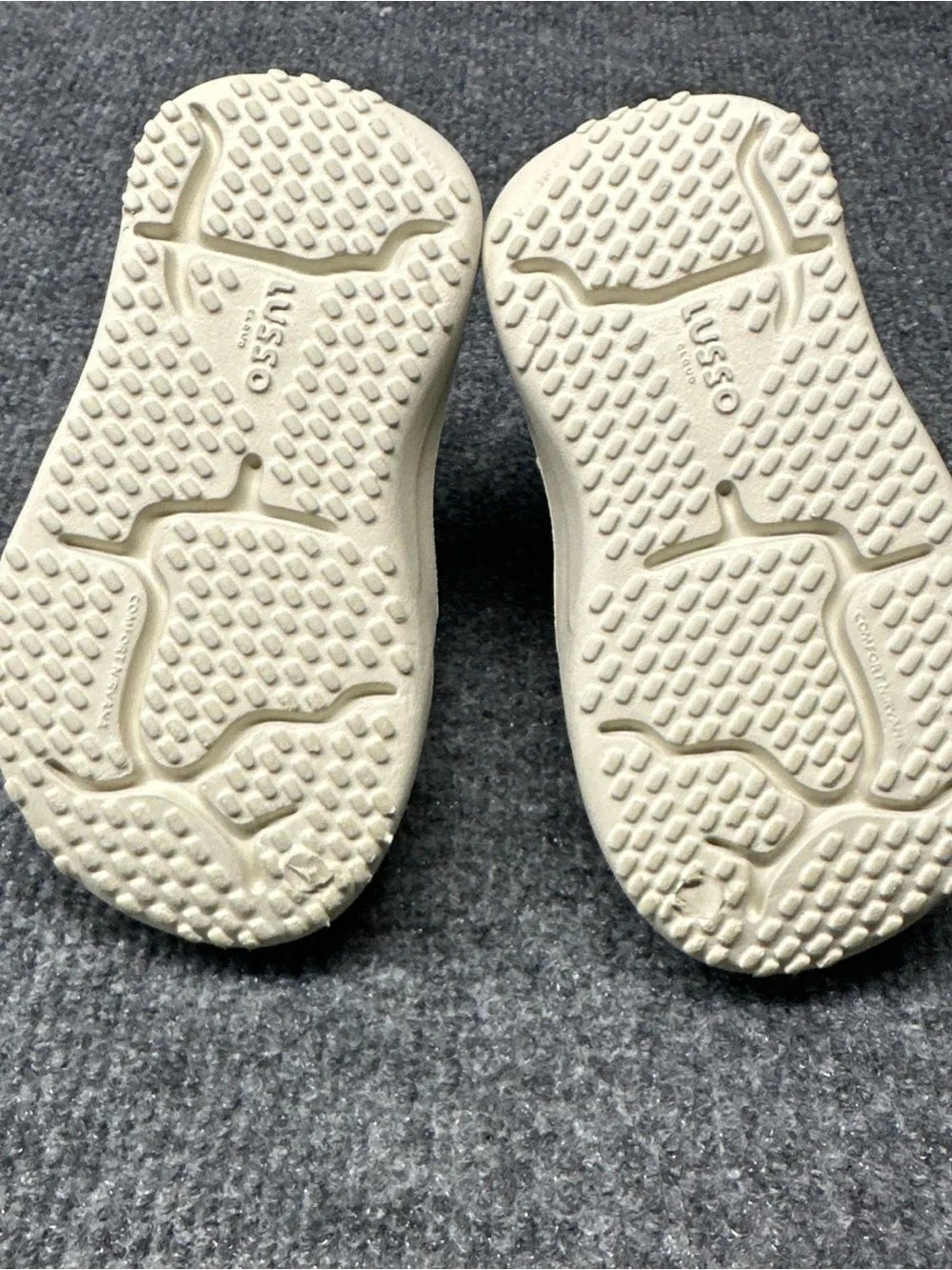 Kids Slip-On Sandals in Off-White Cream